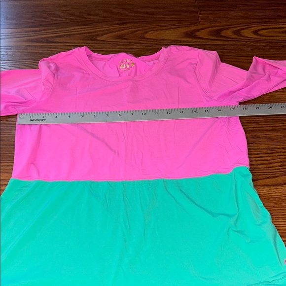 Lilly Pulitzer Luxletic Renay Sunguard Pink Size Large New-$88, UPF 50 - Picture 8 of 8